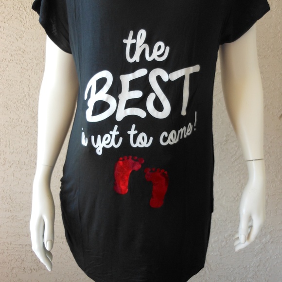 The Best Is Yet To Come T-Shirt Tunic - Picture 1 of 5